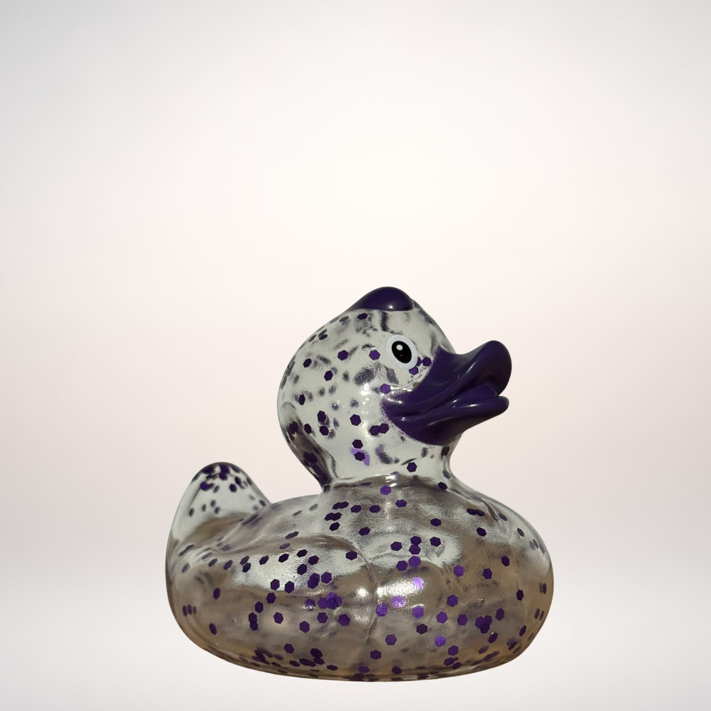 Purple Glitter Duck