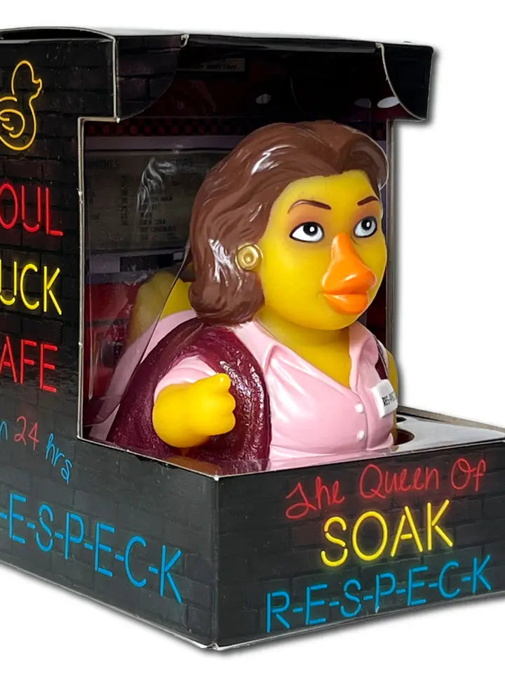 The Queen of Soak- Res-peck Collectible Duck