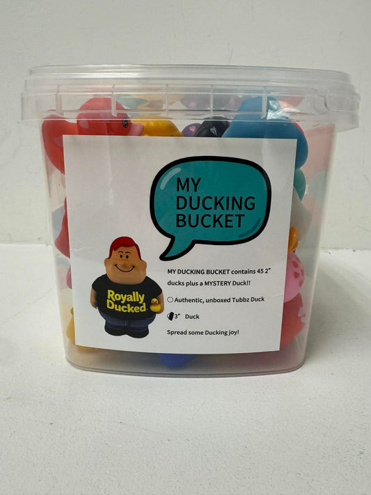 Ducking Bucket – 45 Mini Ducks + 1 Mystery 3-Inch Duck