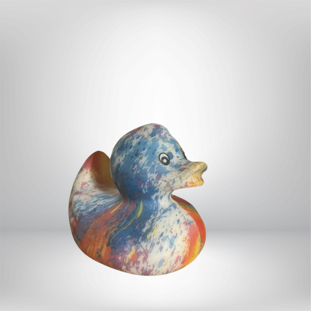 Paint Splatter Duck