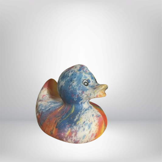 Paint Splatter Duck